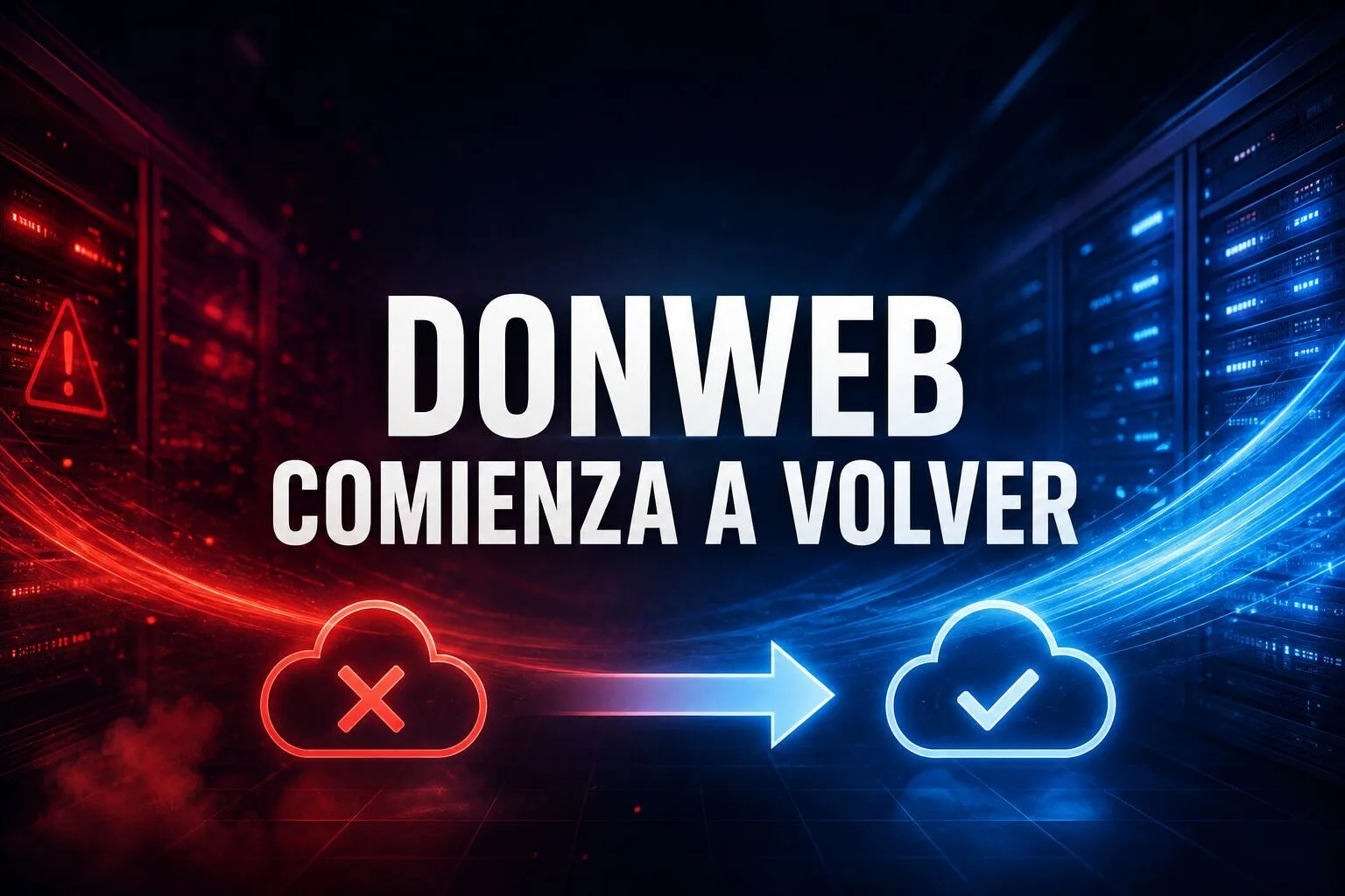 DonWeb nodo Nova: comenzó el encendido de los servidores