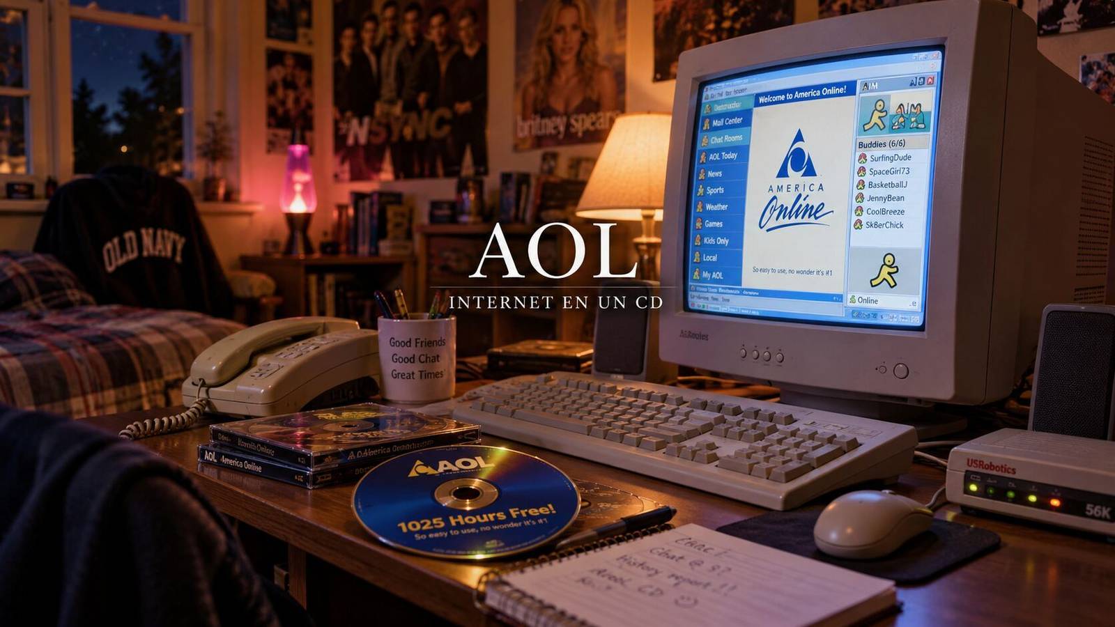 AOL: cuando Internet llegaba en un CD