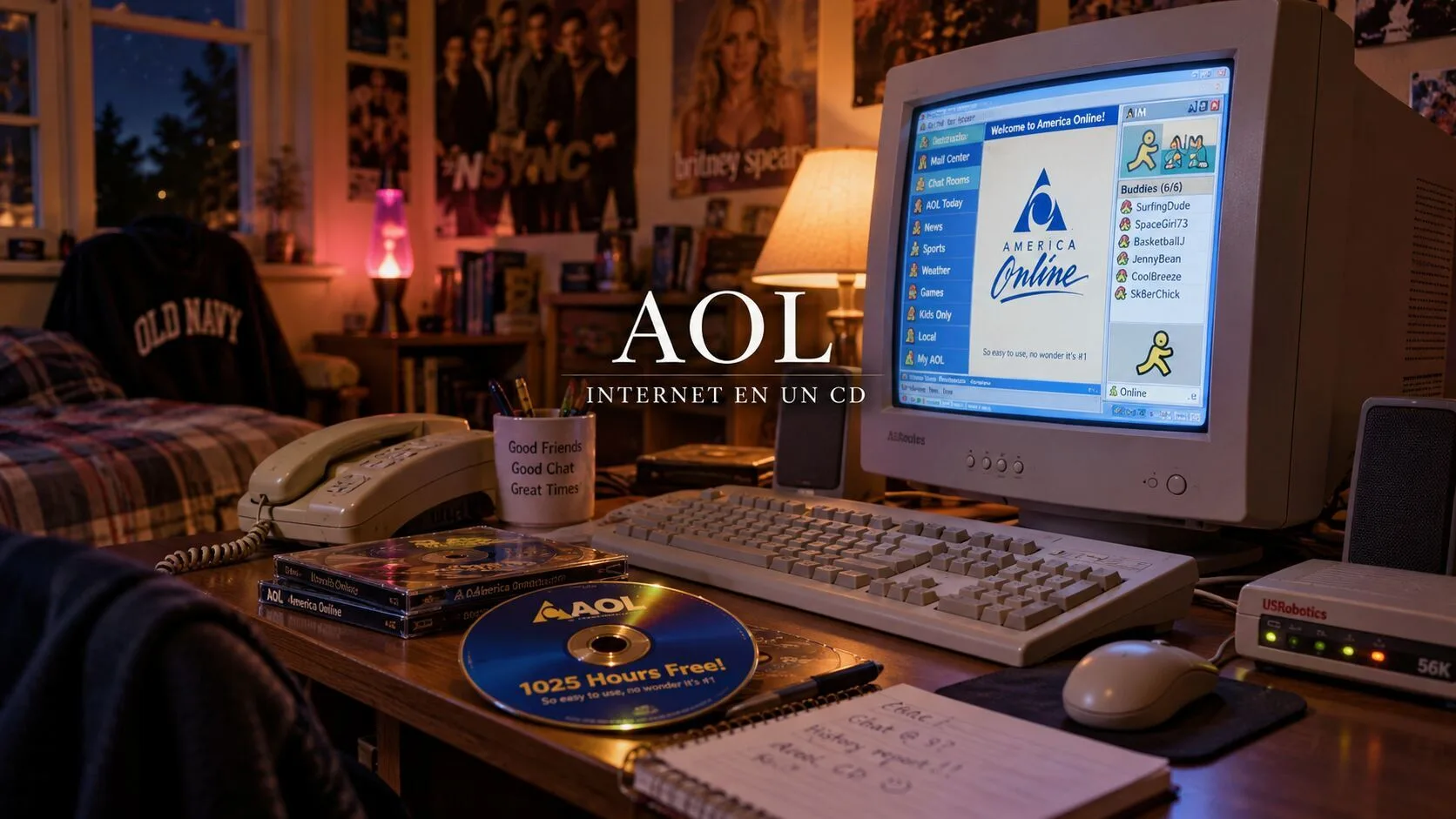AOL: cuando Internet llegaba en un CD