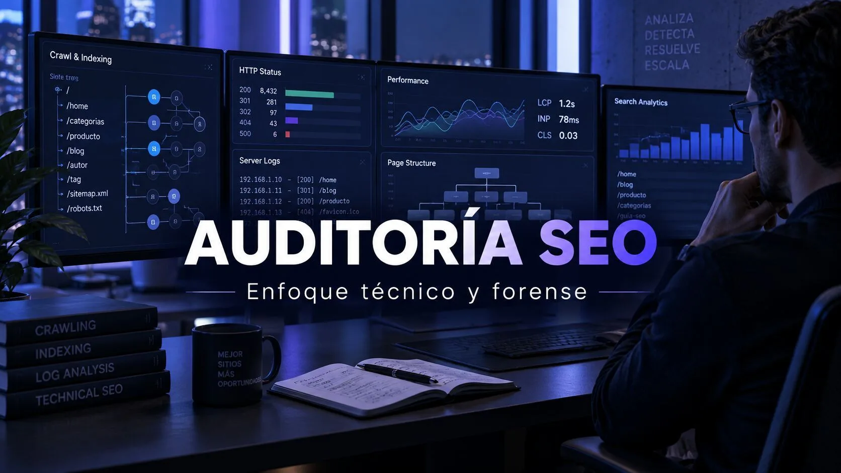 Auditoría SEO técnica: diagnóstico forense avanzado